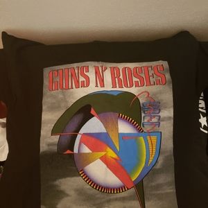Vintage rock n roll concert guns n roses tour